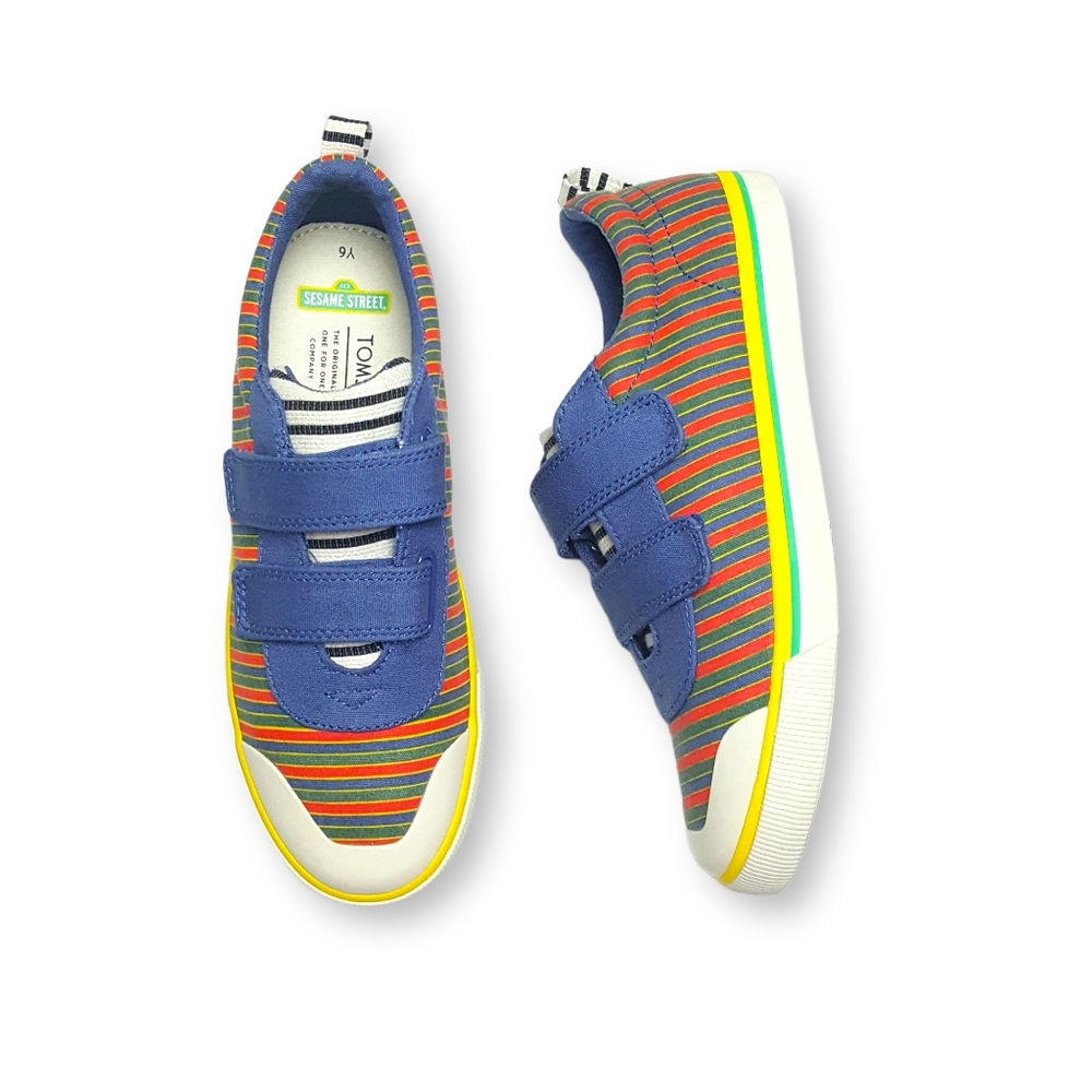 TOMS x Sesame Street Youth Doheny Velcro Sneakers